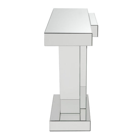 Nysa - 32"H Console Table - Mirrored & Faux Crystals