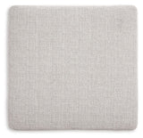 Koralynn - Oversized Accent Ottoman - Stone