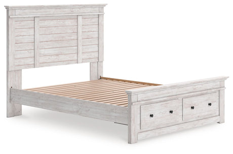 Makidern - Panel Storage Bed