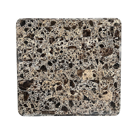 Nayla - End Table - Natural Marble Top & Cherry