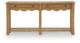 Whitmund - Console Sofa Table - Light Brown
