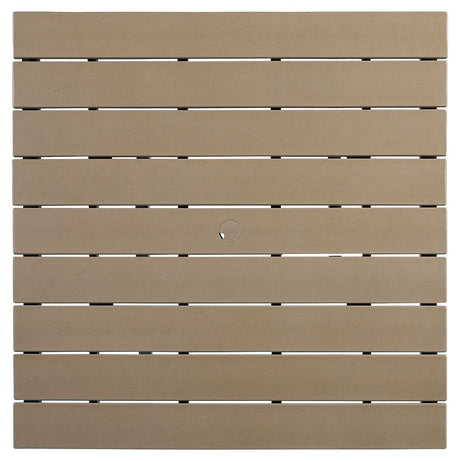 Fairen Trail - Square Counter TBL w/Umb OPT - Black / Driftwood