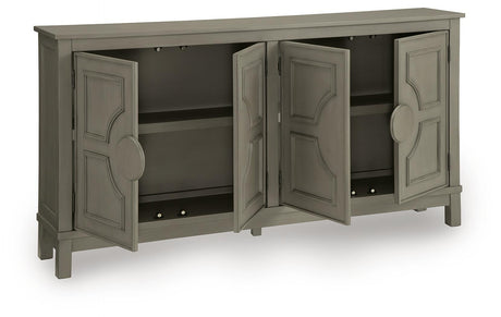 Darlock - Accent Cabinet - Warm Gray