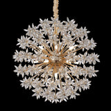 Michael Amini Lighting - Bouquet 18-Light Round Crystal Chandelier - Gold