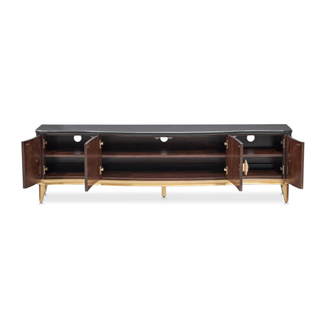 Camellia Field - Media Cabinet - Dark Brown