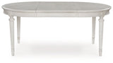 Montelaine - Oval Dining Room Extension Table - Antique White