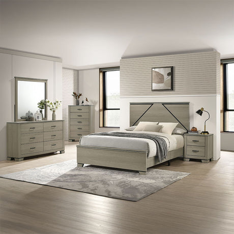 Joanna - Mirror - Weathered Gray