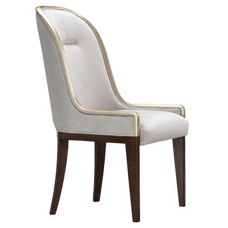Houston - Dining Side Chair (Set of 2) - Porcini / Walnut