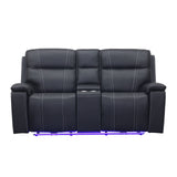 Hartley - Reclining Console Loveseat