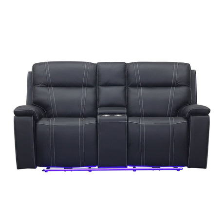 Hartley - Reclining Console Loveseat