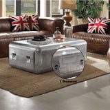 Brancaster - 19" Coffee Table - Aluminum