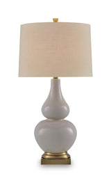 Weswick - Ceramic Table Lamp - Cream / Gold Finish