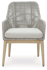 Seton Creek - Arm Chair With Cushion (Set of 2) - Gray