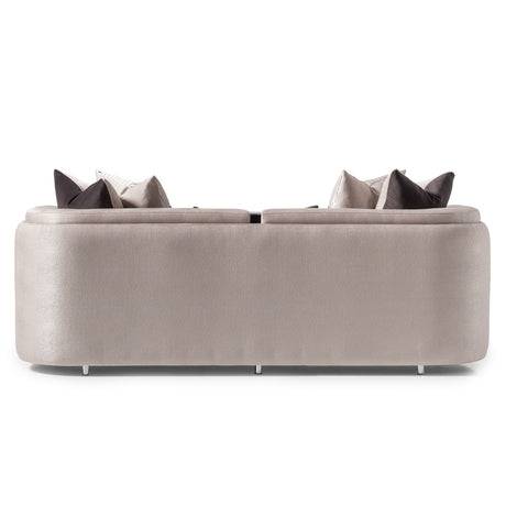 Carmela - Sofa - Zinc / Chrome