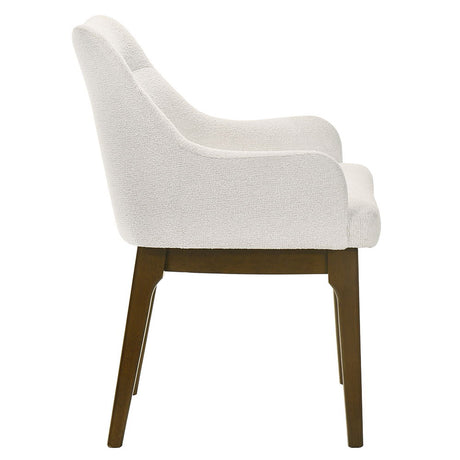 Kasha - Side Chair (Set of 2) - Chenille / Vintage Oak