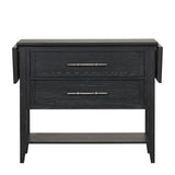 Sable Crest - Drop Leaf Server - Black