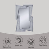 Noralie - 47" Accent Mirror - Mirrored & Faux Diamonds