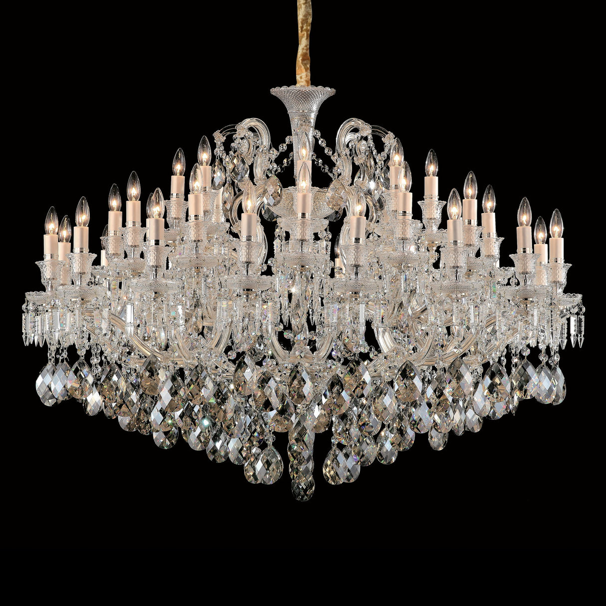 Michael Amini Lighting - Chambord 37-Light Traditional Crystal Chandelier - Clear