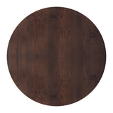 Tioga - 47" Round Table - Brown Cherry