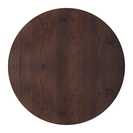 Tioga - 47" Round Table - Brown Cherry