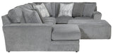 Glacier - Sectional With Cocktail Ottoman