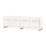 Palm Gate - Media Cabinet - Cloud White