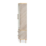 St. Charles - Display Cabinet - Dove Gray